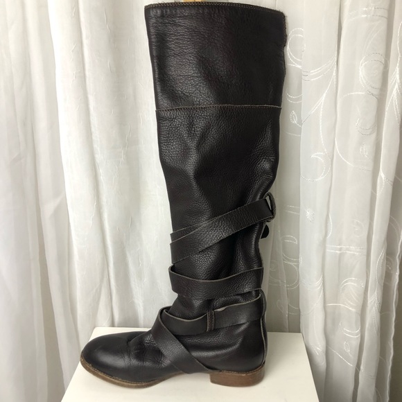 Chloe Buckle Strap Fall Boots - Picture 2 of 10